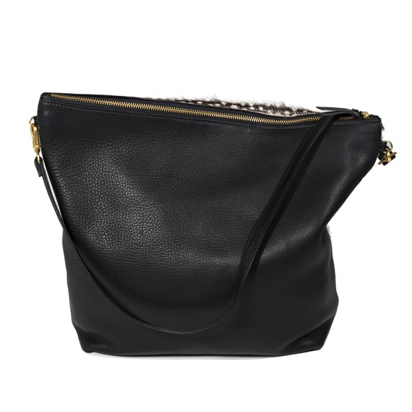 Primecut Dots Cowhide Hobo Bag - Picture 6 of 11